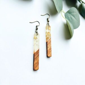 Gold Flake Earring